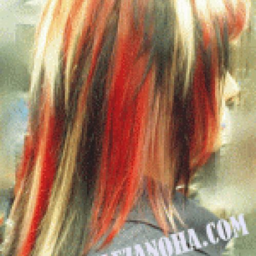 cabello mechado a 3 colores