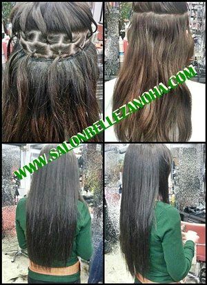 mechas sueltas blancas